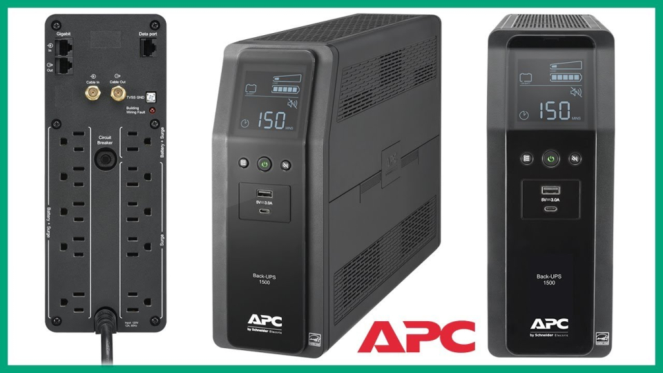 batterie de secours de 900 watts (sinus pur) - BR1500MS2 - APC